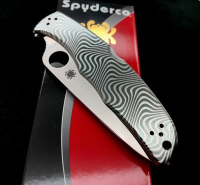 Spyderco Stainless Endura 4 C10P Custom -2.jpg