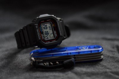 Climber blue cyber-punk