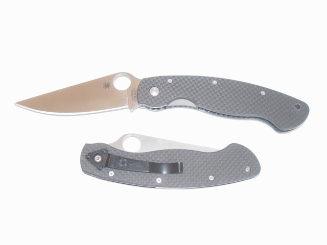 Spyderco CF Military Model C36cfp#3.jpg