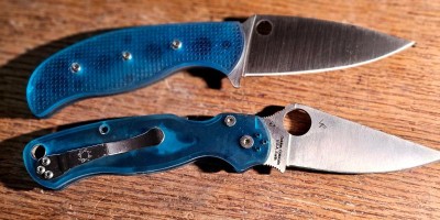 Spyderco Paramilitary 2 Beside Mule Team Knife.jpg