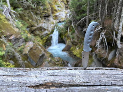 One of many smaller waterfalls on Short but hard hike up to Comet Falls.