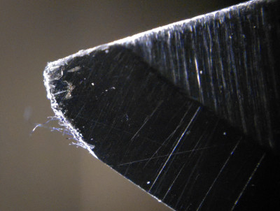Left side tip damage